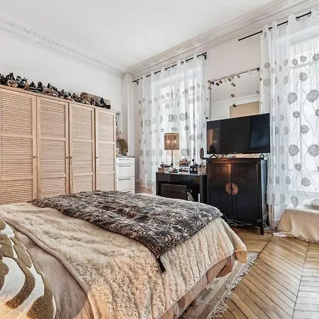 Elegant Duplex 16eme 4 Chambres, Charme Parisien Daire